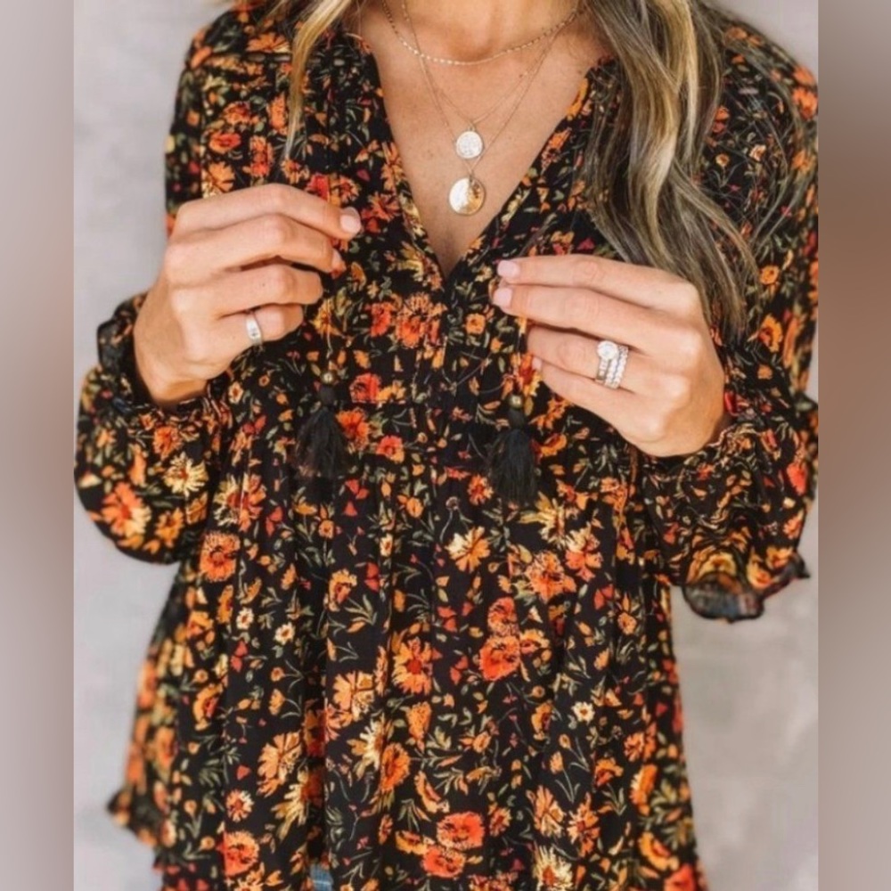 Flowy floral top